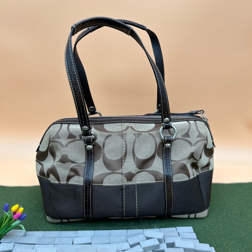 Coach signature vintage medium barrel mini - Picture 3 of 11